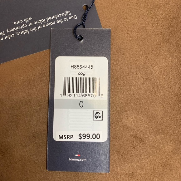 *NWT* Tommy Hilfiger Congac Faux Suede Swing Skirt - Picture 8 of 9